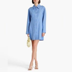 NWT Victoria Beckham Fitted Shirt Mini Dress 8UK/4 US